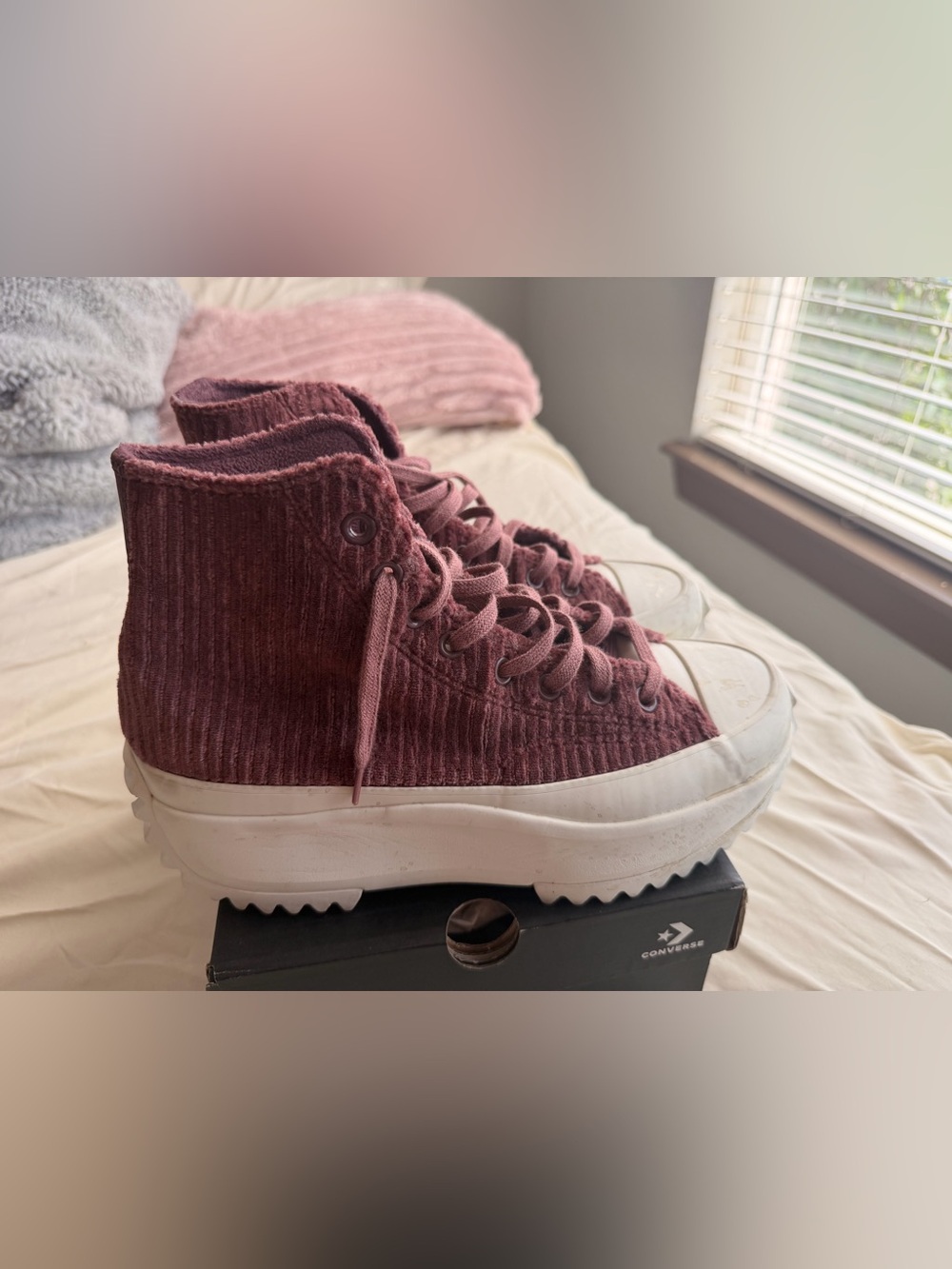 Converse Run Star Hike Hi - Dark Wine / Saddle / Egret